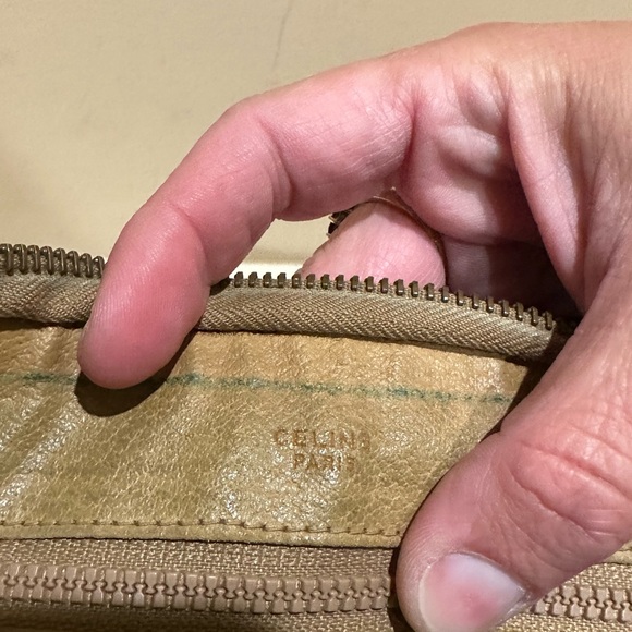 Vintage Celine mcadam Pvc Coated Clutch Handbag - Picture 9 of 11